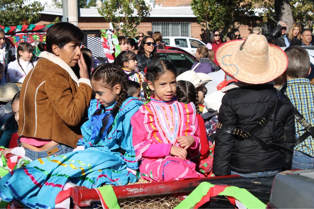 Colorido desfile